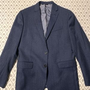 Banana Republic 100% wool navy suit 40s/34x30